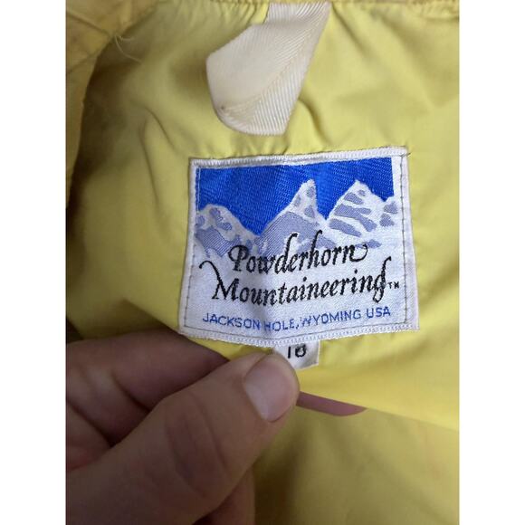 Vintage Powderhorn Mountaineering Coat Womens 10 Red Blue Hooded Ski Parka USA - Picture 8 of 16